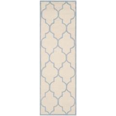 CAMBRIDGE, IVORY / LIGHT BLUE, 2'-6" X 8', Area Rug, CAM134F-28