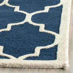 CAMBRIDGE, NAVY / IVORY, 6' X 9', Area Rug, CAM134G-6
