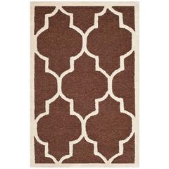 CAMBRIDGE, DARK BROWN / IVORY, 2'-6" X 4', Area Rug, CAM134H-24