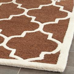 CAMBRIDGE, DARK BROWN / IVORY, 6' X 9', Area Rug, CAM134H-6