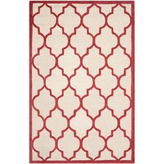 CAMBRIDGE, IVORY / RUST, 4' X 6', Area Rug, CAM134I-4