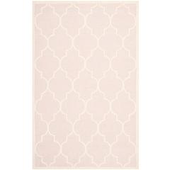 CAMBRIDGE, LIGHT PINK / IVORY, 5' X 8', Area Rug, CAM134M-5