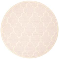 CAMBRIDGE, LIGHT PINK / IVORY, 6' X 6' Round, Area Rug, CAM134M-6R