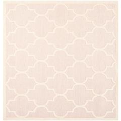 CAMBRIDGE, LIGHT PINK / IVORY, 6' X 6' Square, Area Rug, CAM134M-6SQ