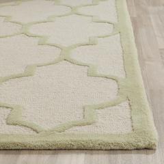 CAMBRIDGE, IVORY / LIGHT GREEN, 4' X 6', Area Rug, CAM134N-4