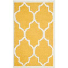 CAMBRIDGE, GOLD / IVORY, 2' X 3', Area Rug, CAM134Q-2