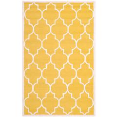 CAMBRIDGE, GOLD / IVORY, 5' X 8', Area Rug, CAM134Q-5