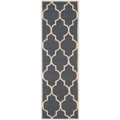 CAMBRIDGE, DARK GREY / IVORY, 2'-6" X 8', Area Rug, CAM134X-28