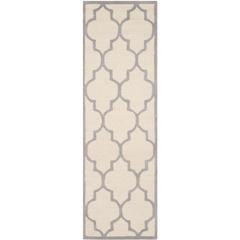 CAMBRIDGE, IVORY / SILVER, 2'-6" X 8', Area Rug, CAM134Y-28