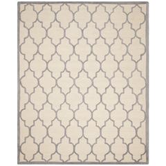 CAMBRIDGE, IVORY / SILVER, 8' X 10', Area Rug, CAM134Y-8