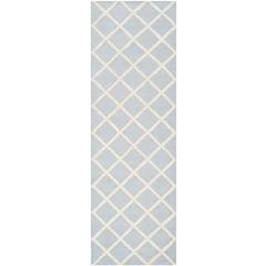 CAMBRIDGE, LIGHT BLUE / IVORY, 2' X 3', Area Rug, CAM135A-2