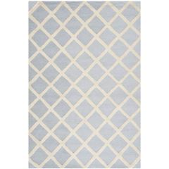 CAMBRIDGE, LIGHT BLUE / IVORY, 3' X 5', Area Rug, CAM135A-3