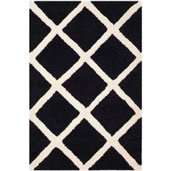 CAMBRIDGE, BLACK / IVORY, 2' X 3', Area Rug, CAM135E-2