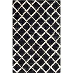 CAMBRIDGE, BLACK / IVORY, 3' X 5', Area Rug, CAM135E-3