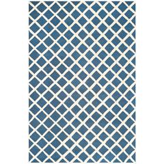 CAMBRIDGE, NAVY / IVORY, 6' X 9', Area Rug, CAM135G-6