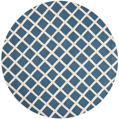 CAMBRIDGE, NAVY / IVORY, 6' X 6' Round, Area Rug, CAM135G-6R