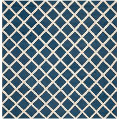 CAMBRIDGE, NAVY / IVORY, 6' X 6' Square, Area Rug, CAM135G-6SQ