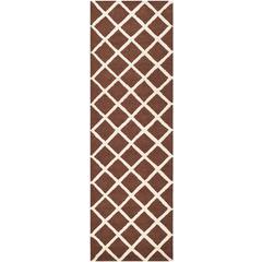 CAMBRIDGE, DARK BROWN / IVORY, 2'-6" X 8', Area Rug, CAM135H-28