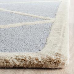 CAMBRIDGE, LIGHT BLUE / IVORY, 5' X 8', Area Rug, CAM136A-5