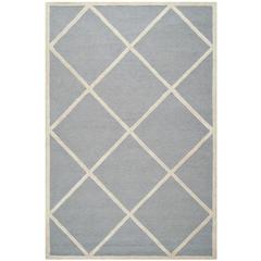 CAMBRIDGE, SILVER / IVORY, 6' X 9', Area Rug, CAM136D-6
