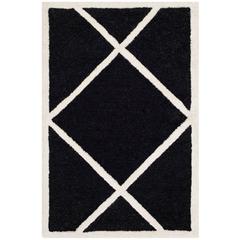 CAMBRIDGE, BLACK / IVORY, 2' X 3', Area Rug, CAM136E-2