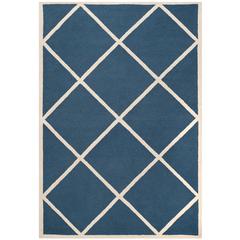 CAMBRIDGE, NAVY / IVORY, 4' X 6', Area Rug, CAM136G-4
