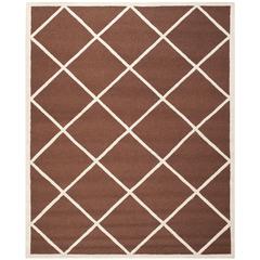 CAMBRIDGE, DARK BROWN / IVORY, 8' X 10', Area Rug, CAM136H-8