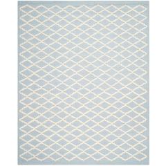 CAMBRIDGE, LIGHT BLUE / IVORY, 8' X 10', Area Rug, CAM137A-8