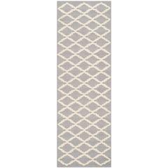 CAMBRIDGE, SILVER / IVORY, 2'-6" X 8', Area Rug, CAM137D-28