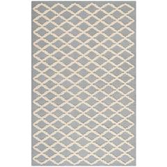 CAMBRIDGE, SILVER / IVORY, 5' X 8', Area Rug, CAM137D-5