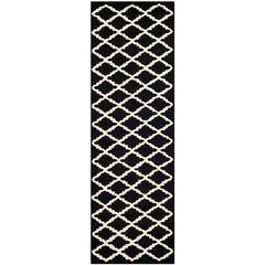 CAMBRIDGE, BLACK / IVORY, 2'-6" X 8', Area Rug, CAM137E-28