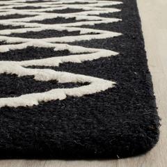 CAMBRIDGE, BLACK / IVORY, 8' X 10', Area Rug, CAM137E-8