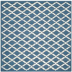 CAMBRIDGE, NAVY / IVORY, 4' X 4' Square, Area Rug, CAM137G-4SQ