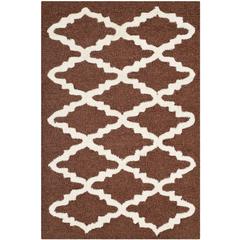CAMBRIDGE, DARK BROWN / IVORY, 2' X 3', Area Rug, CAM137H-2