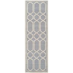 CAMBRIDGE, SILVER / IVORY, 2'-6" X 8', Area Rug, CAM138D-28
