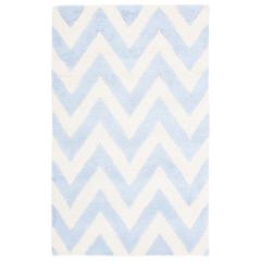 CAMBRIDGE, LIGHT BLUE / IVORY, 3' X 5', Area Rug, CAM139A-3
