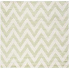 CAMBRIDGE, LIGHT GREEN / IVORY, 6' X 6' Square, Area Rug, CAM139B-6SQ