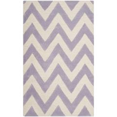 CAMBRIDGE, LAVANDER / IVORY, 3' X 5', Area Rug, CAM139C-3