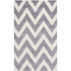 CAMBRIDGE, SILVER / IVORY, 3' X 5', Area Rug, CAM139D-3