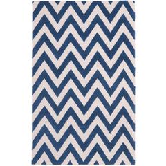 CAMBRIDGE, NAVY / IVORY, 5' X 8', Area Rug, CAM139G-5