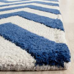 CAMBRIDGE, NAVY / IVORY, 4' X 6', Area Rug, CAM139G-4