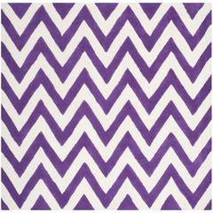 CAMBRIDGE, PURPLE / IVORY, 6' X 9', Area Rug, CAM139K-6