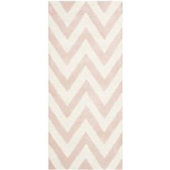 CAMBRIDGE, LIGHT PINK / IVORY, 2'-6" X 6', Area Rug, CAM139M-26