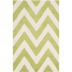 CAMBRIDGE, GREEN / IVORY, 2' X 3', Area Rug, CAM139T-2