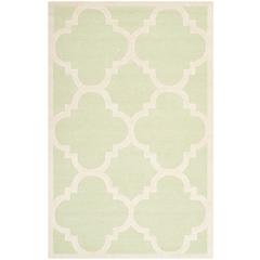 CAMBRIDGE, LIGHT GREEN / IVORY, 5' X 8', Area Rug, CAM140B-5