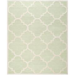 CAMBRIDGE, LIGHT GREEN / IVORY, 8' X 10', Area Rug, CAM140B-8