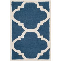 CAMBRIDGE, NAVY / IVORY, 2' X 3', Area Rug, CAM140G-2