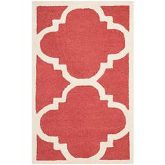 CAMBRIDGE, RUST / IVORY, 2' X 3', Area Rug, CAM140L-2