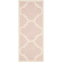 CAMBRIDGE, LIGHT PINK / IVORY, 2'-6" X 6', Area Rug, CAM140M-26