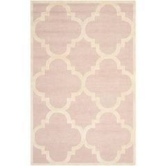 CAMBRIDGE, LIGHT PINK / IVORY, 5' X 8', Area Rug, CAM140M-5
